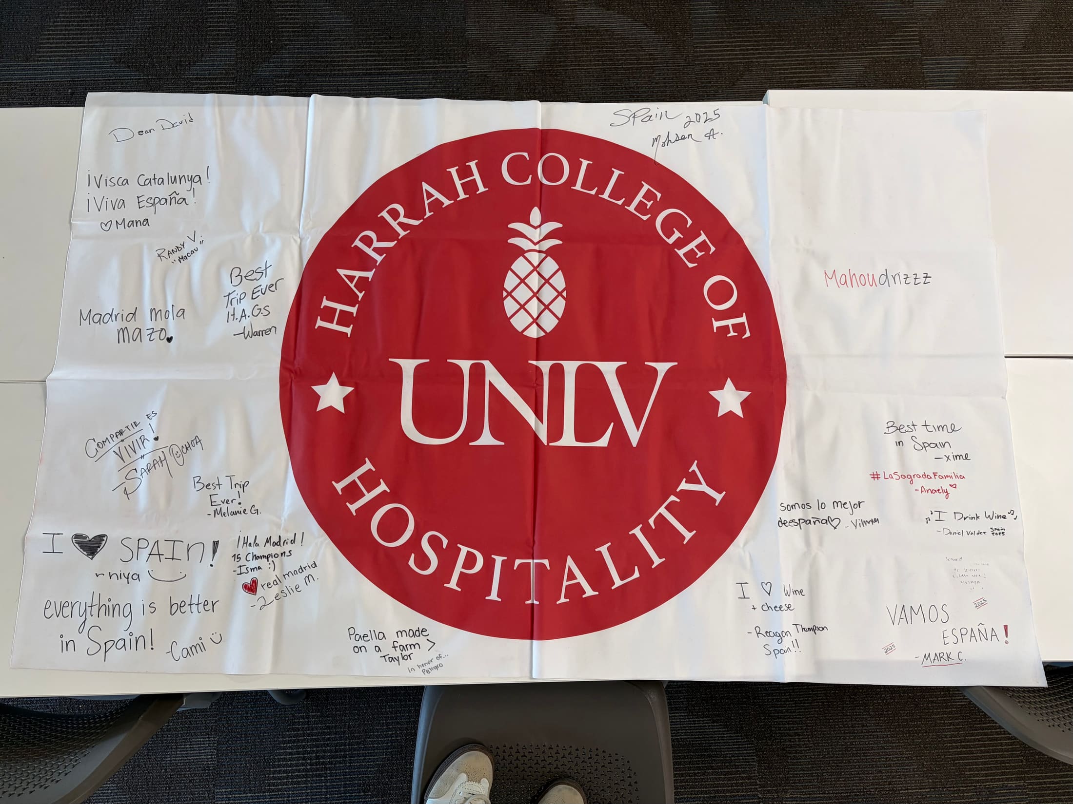 UNLV flag photo connected to FAB 333 Summer Studies in Spain