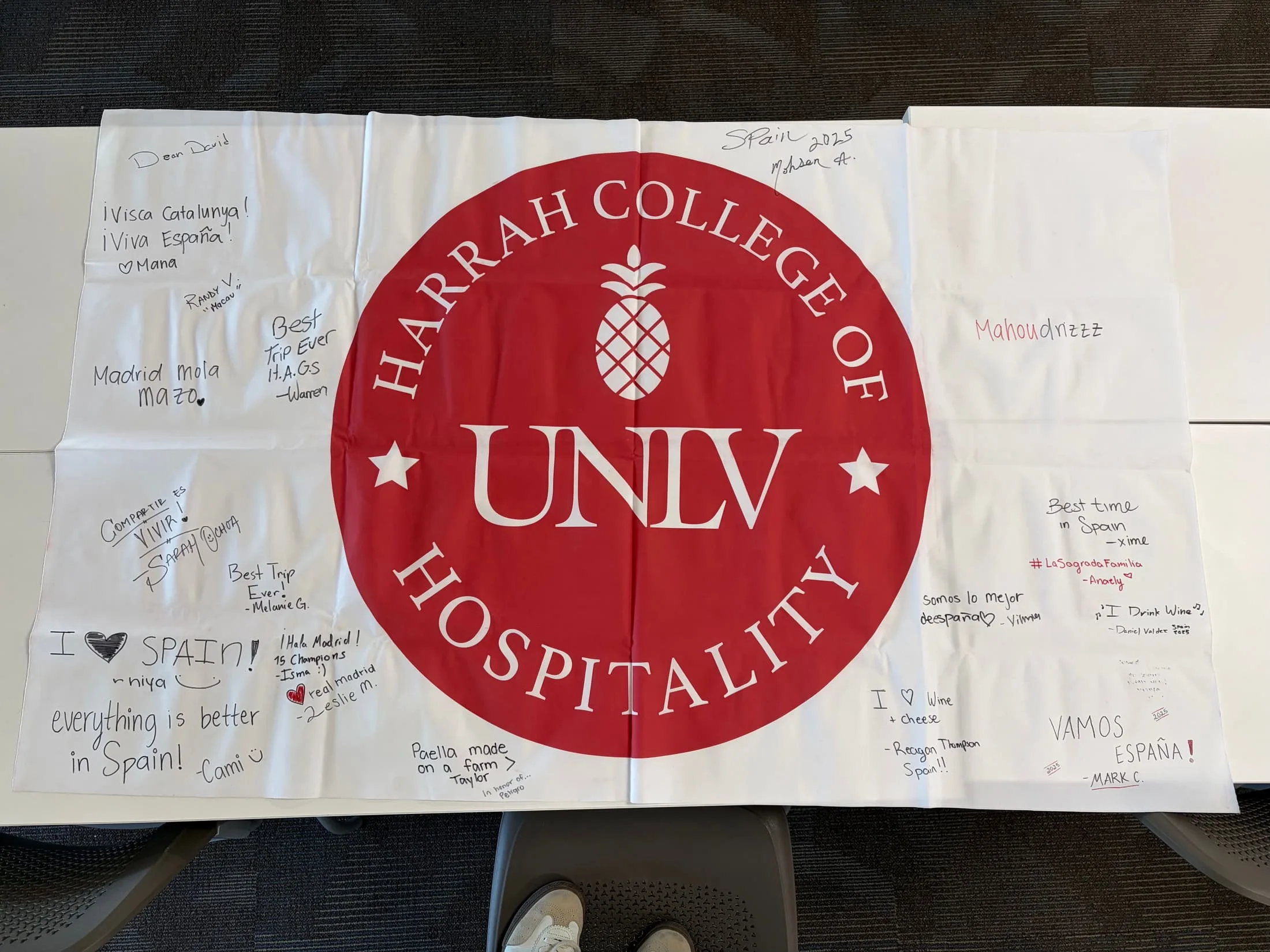 UNLV flag photo connected to FAB 333 Summer Studies in Spain